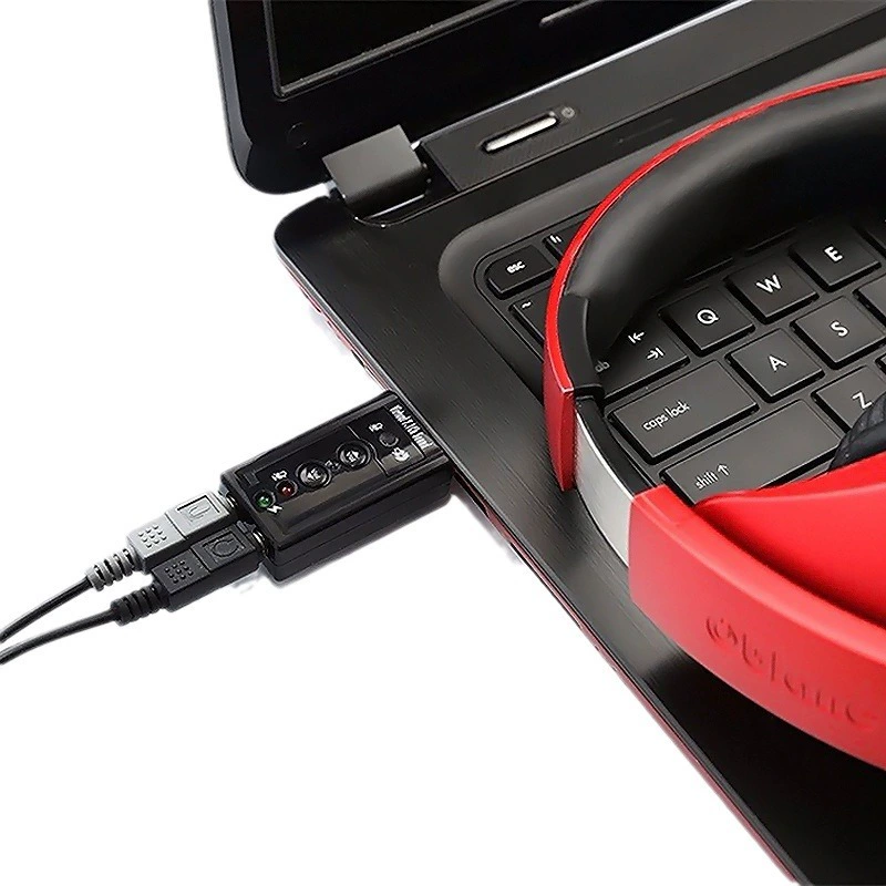 Производитель поставляет USB звуковую карту USB7.1 звуковая карта компьютер USB звуковая карта портативный компьютер звуковая карта