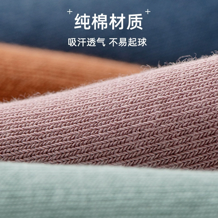 Cotton autumn socks, 98% cotton, absorbs sweat and smell, wholesale
