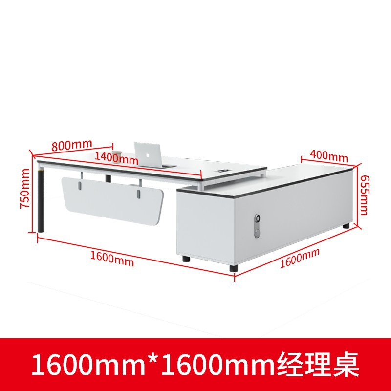 Mesa de oficina blanca mesa de finanzas simple muebles de oficina modernos mesas y sillas de oficina combinación gerente general mesa jefe