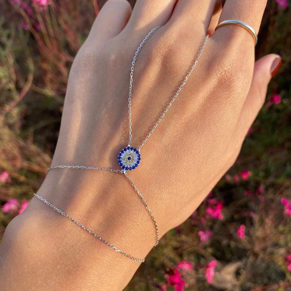 Lucky Evil Eye Red String Bracelet Handmade Protection Jewellery_voghion.com