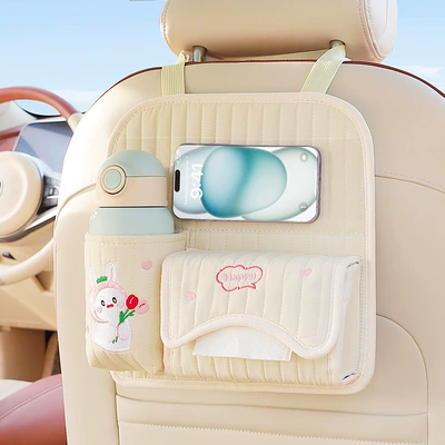 Car Seat Back Storage Bag Car storage bag/box - tulip-bunny