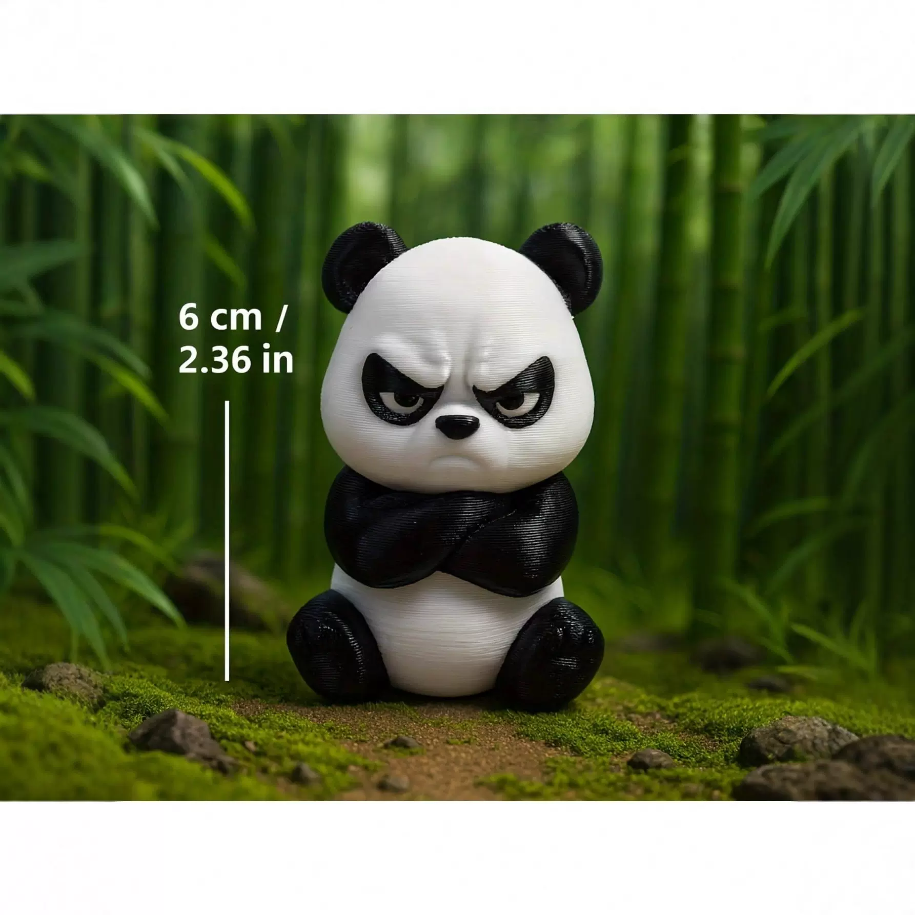 跨境新品3D打印暴躁熊汽车小摆件圣诞节创意礼品礼物摆件收藏卡通