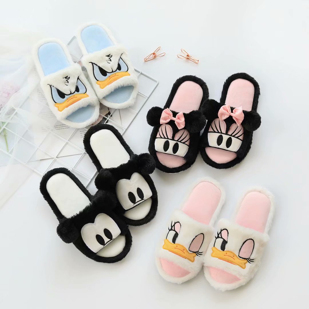 Manufactor Direct selling new pattern Autumn lovely Cartoon lady Home Toe slipper Home Furnishing indoor floor non-slip slipper