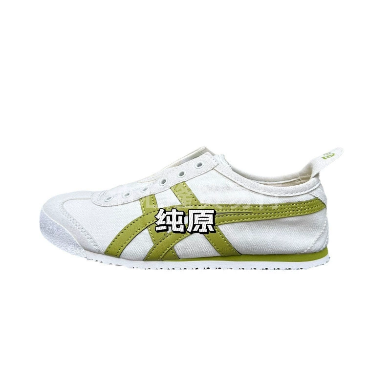 Юношеские чистые оригинальные летние кеды Onitsuka Tiger из холста для мужчин и женщин, дышащие ленивые спортивные и прогулочные кроссовки