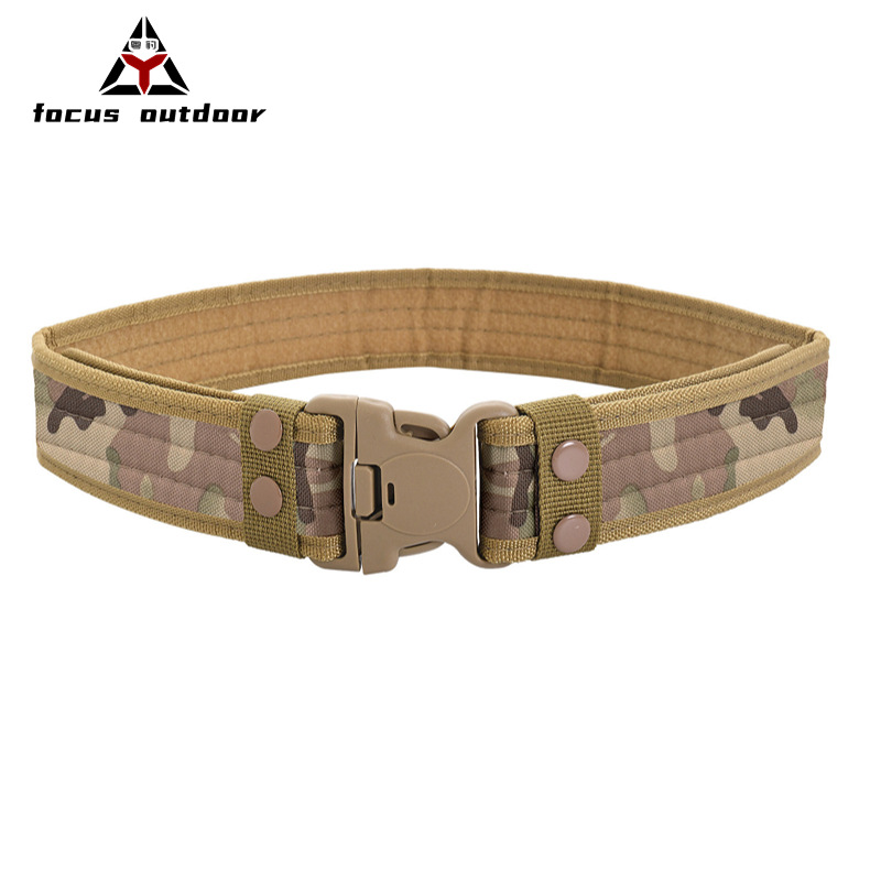 Deportes al aire libre suministros fijo vinculante cinturón de material EVA ventiladores militares camuflaje táctico cintura sello cinturón exterior