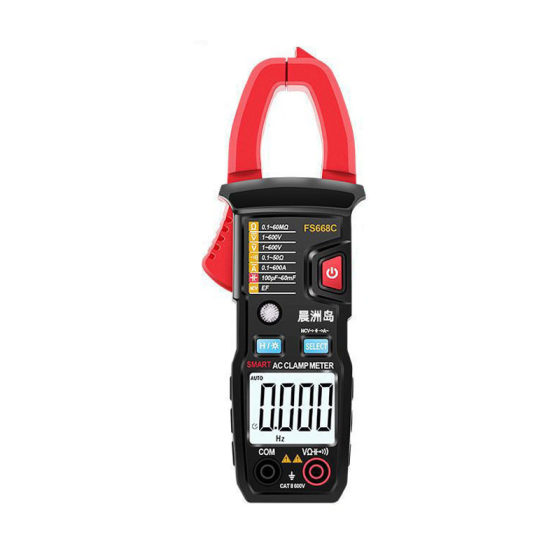 Cross-border clamp multimeter FS668 non-contact digital display ammeter electrical measuring instrument clamp meter