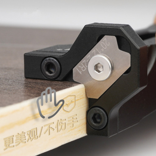 New woodworking blade edge planer edge sealing arc trimming manual planer wood chamfering rounded corner scraping burrs
