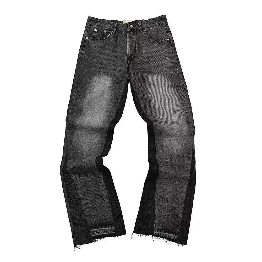 Megaphone, jeans for leisure, trousers, graffiti, oversize