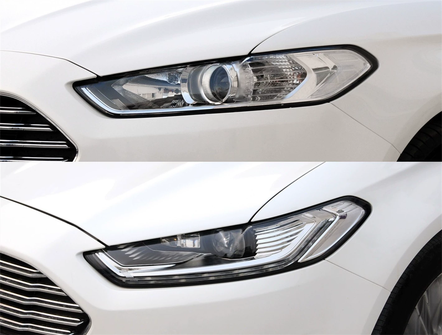 Подходит для фар Ford Mondeo 2013–2015, комплект фар автомобиля, дальний/ближний свет, высокая и низкая подсветка