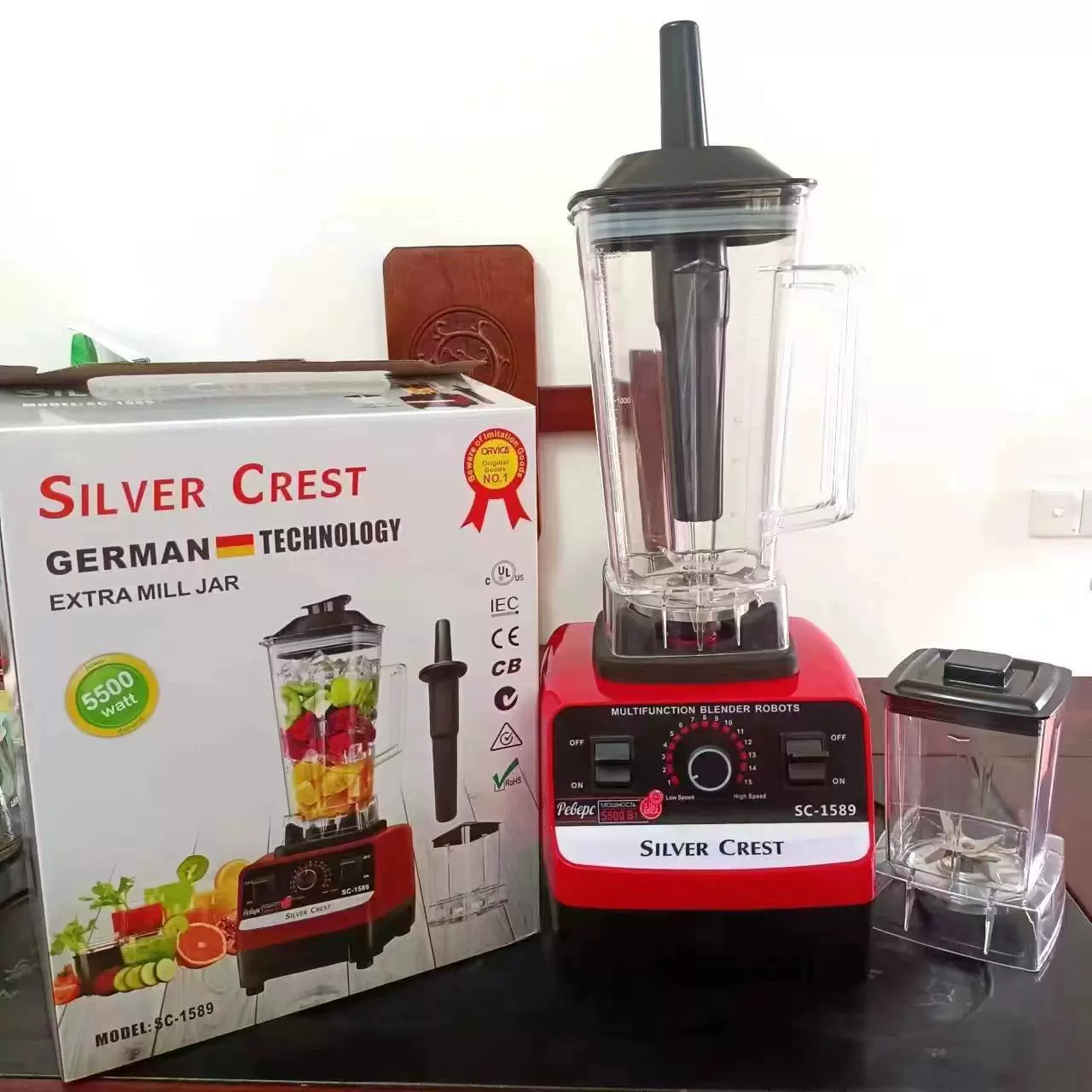 Blender 5500W  破壁机辅食料理研磨搅拌机榨汁机