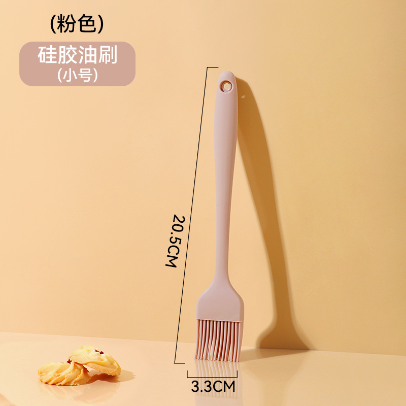 Cepillo de aceite pequeño marrón rojo