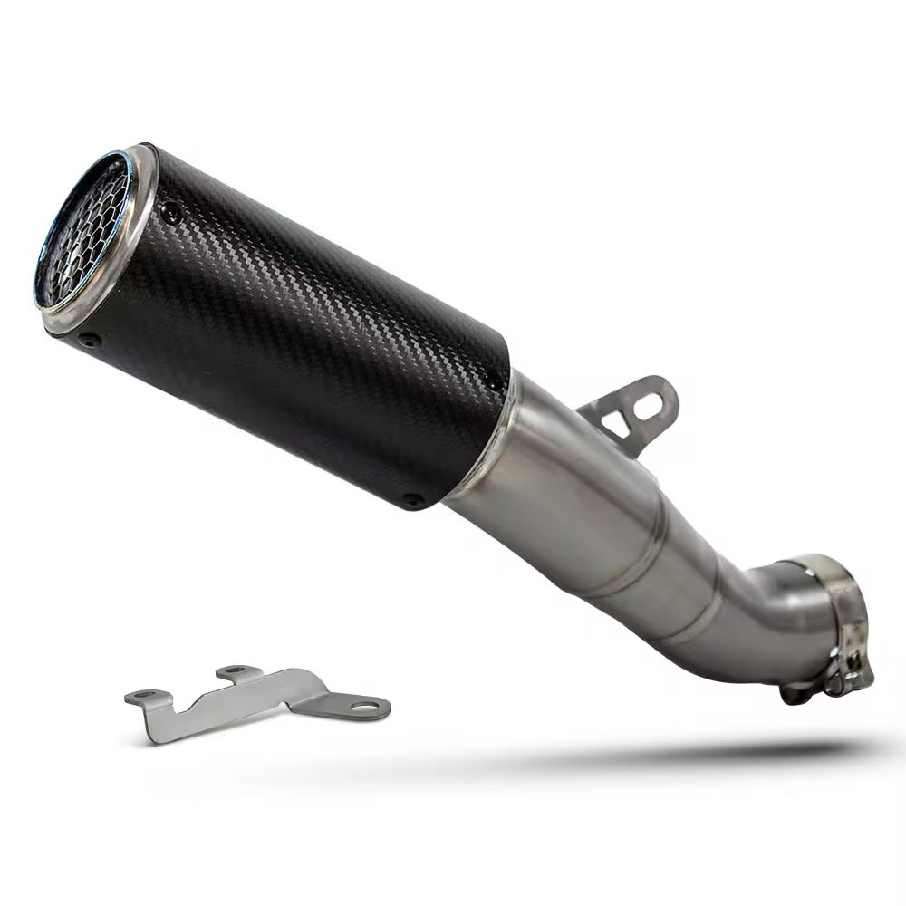 Suitable for Aprilia RSV4 titanium alloy carbon fiber modified exhaust pipe 2015-2026