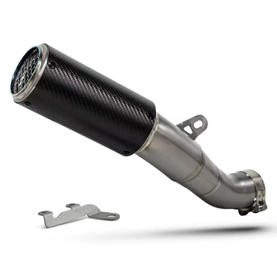 Suitable for Aprilia RSV4 titanium alloy carbon fiber modified exhaust pipe 2015-2026