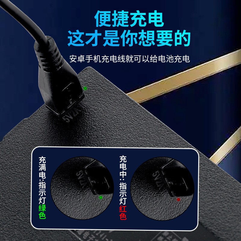 Batería de bloqueo inteligente de identificación facial cerradura electrónica de contraseña recargable cerradura automática de huellas dactilares batería de litio de alta capacidad