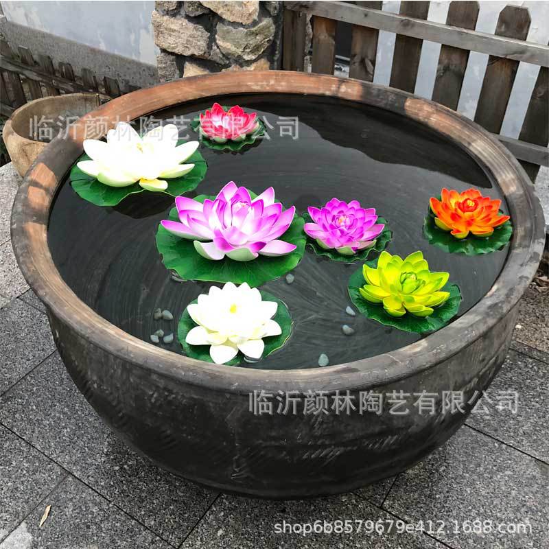 Spot de un metro de gran tanque gran gran tanque de patio gran gran tanque gran tanque de cerámica gran tanque de agua gran tanque de tierra tanque de loto gran tanque de peces