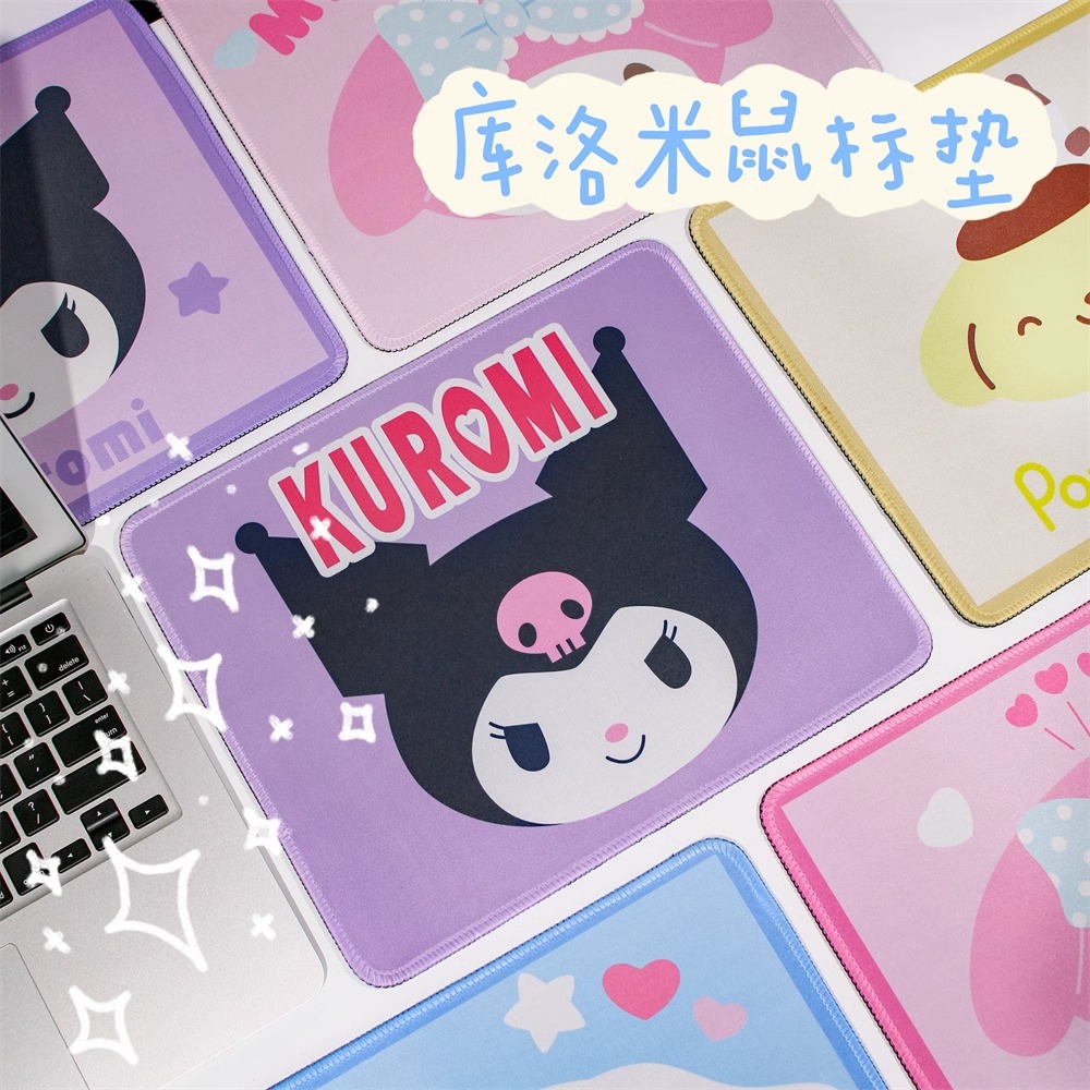 Cute Cartoon Mouse Pad Office Culomi Thickened Wristband Game Female Home Dormitory Cinnamon Dog Anti-Slip Table Mat