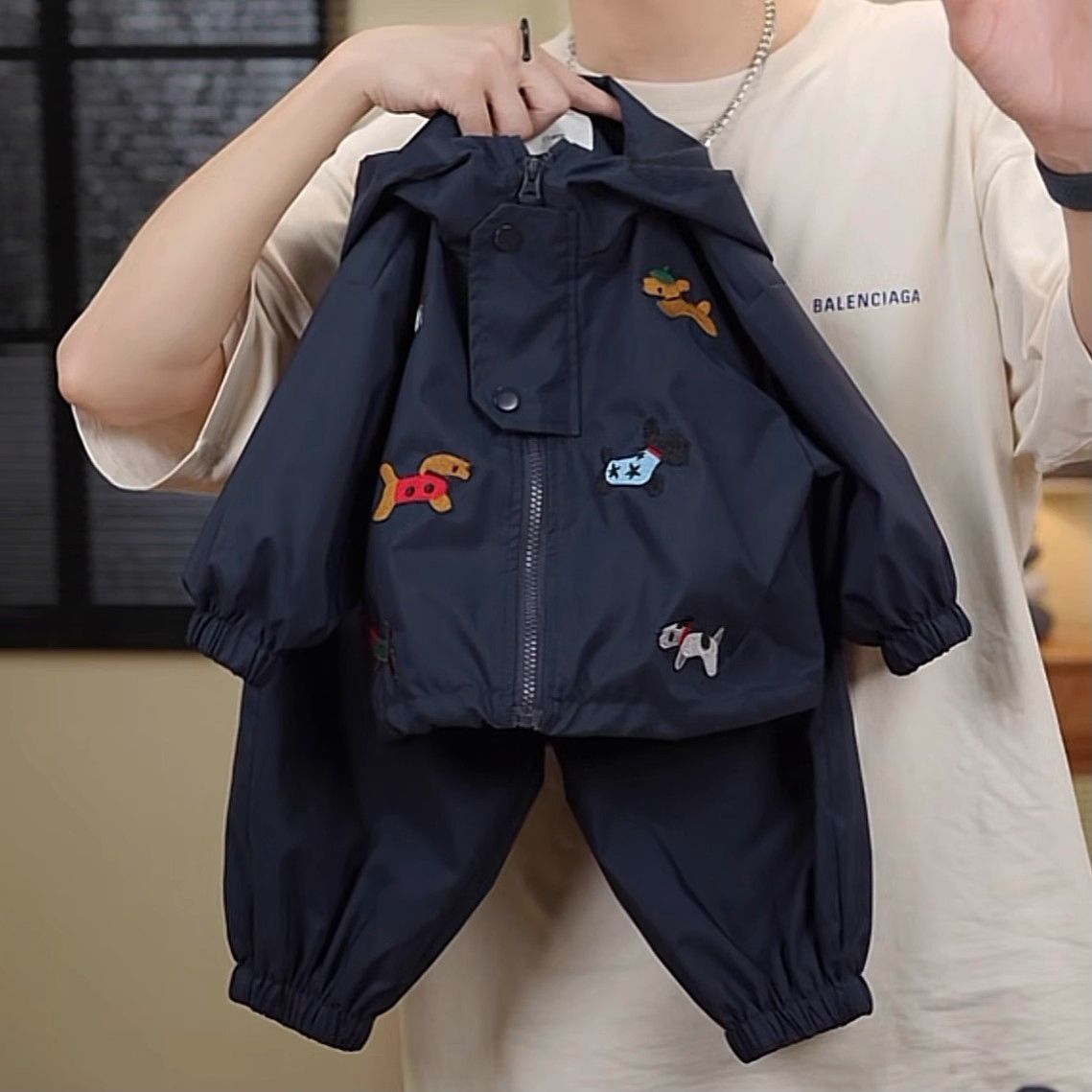 Niños y niñas otoño conjunto de ropa de trabajo 2025 nuevo niño ropa deportiva casual ropa de bebé moda dos piezas