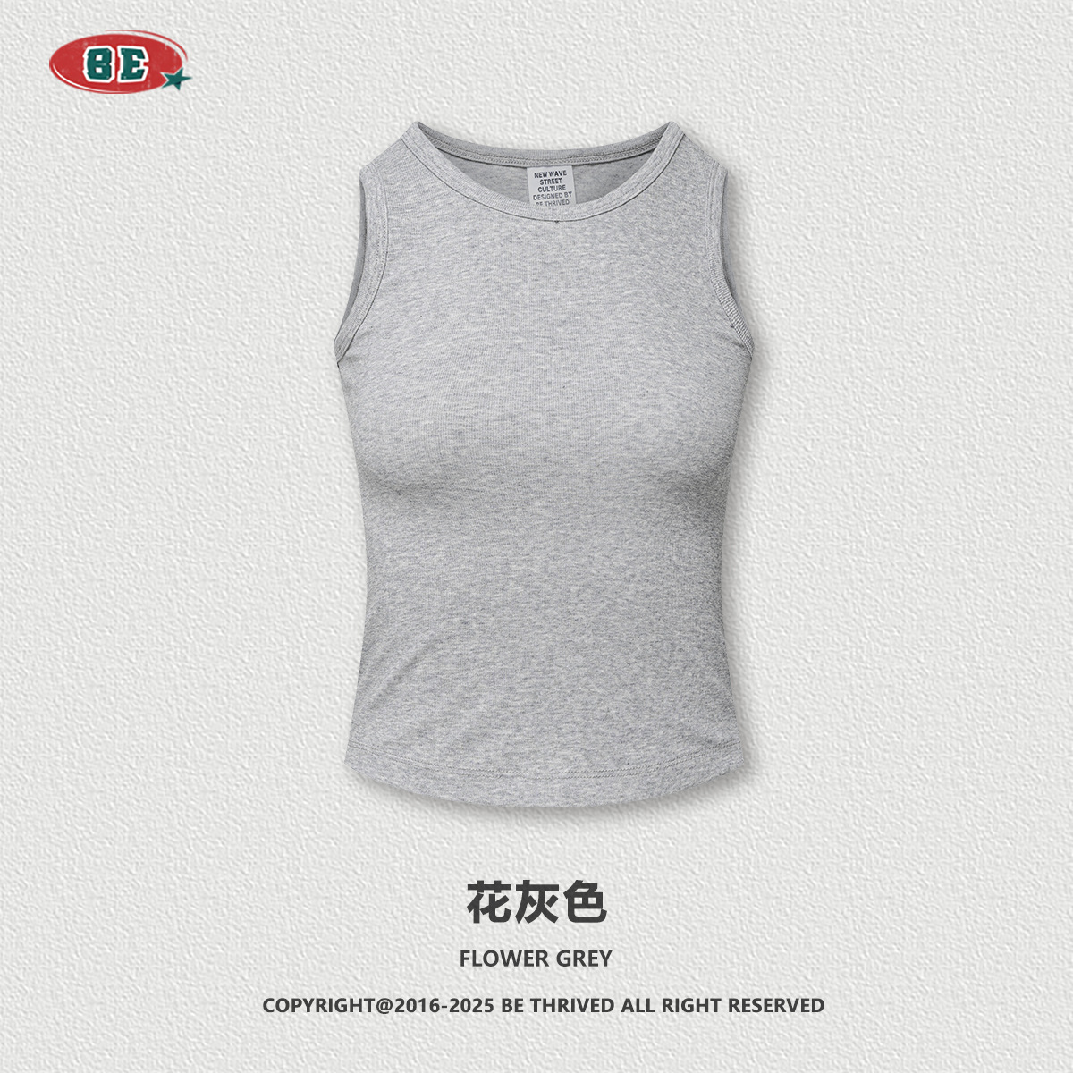 BE ropa de mujer | 2025 verano europeo y americano ropa de mujer gorda chaleco de fondo ropa exterior dulce y picante delgado delgado sin mangas camiseta mujer image 8
