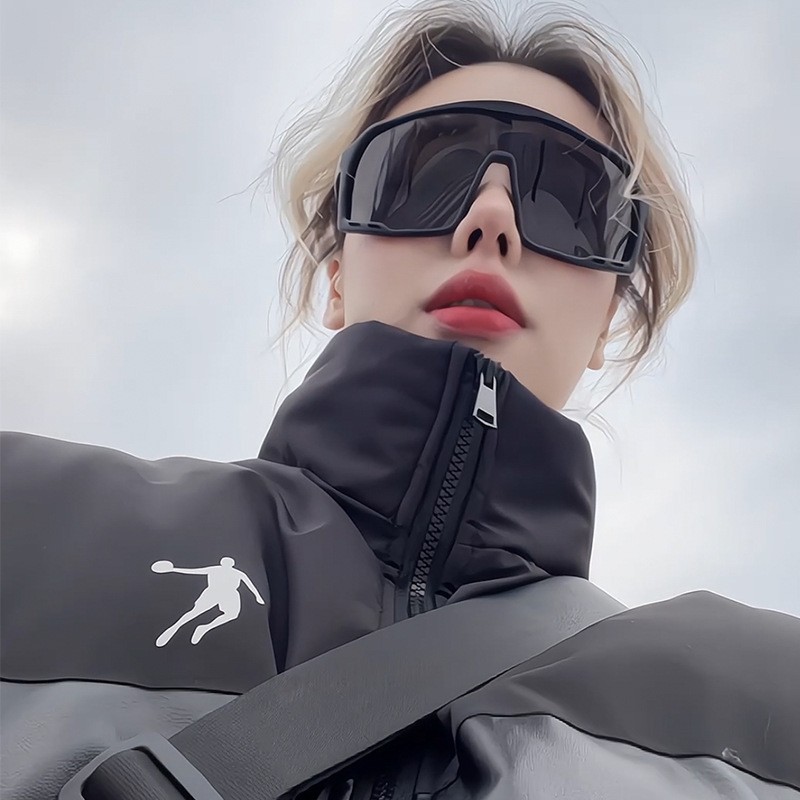 Ochelari de ciclism pentru sporturi în aer liber, ochelari de protecție solară care își schimbă culoarea, ochelari de soare anti-vânt cu ramă mare_voghion.com