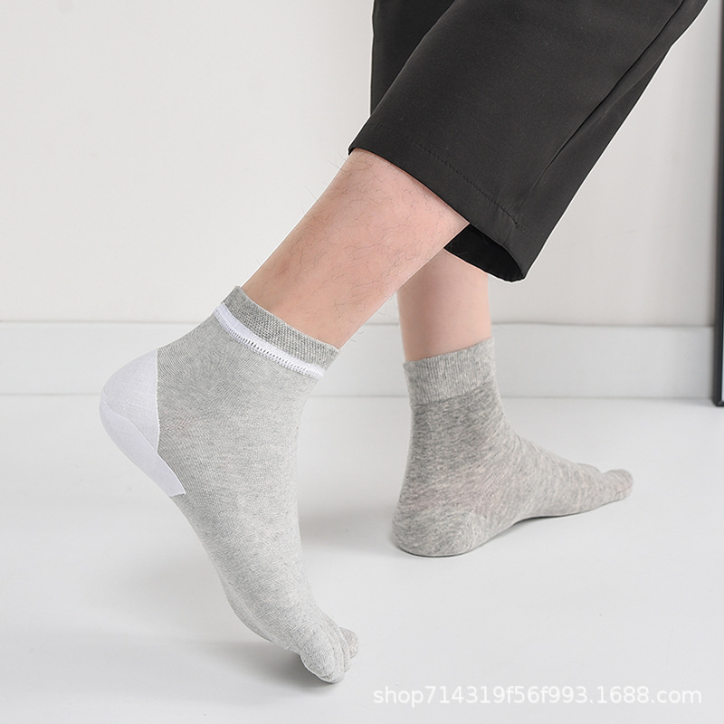 エレガントな五本指ソックス、ひび割れ防止ソックス、かかと型、かかとが乾燥してひび割れるのを防ぐ、指が分かれたソックス、足のひび割れ防止、ビジネススタイル