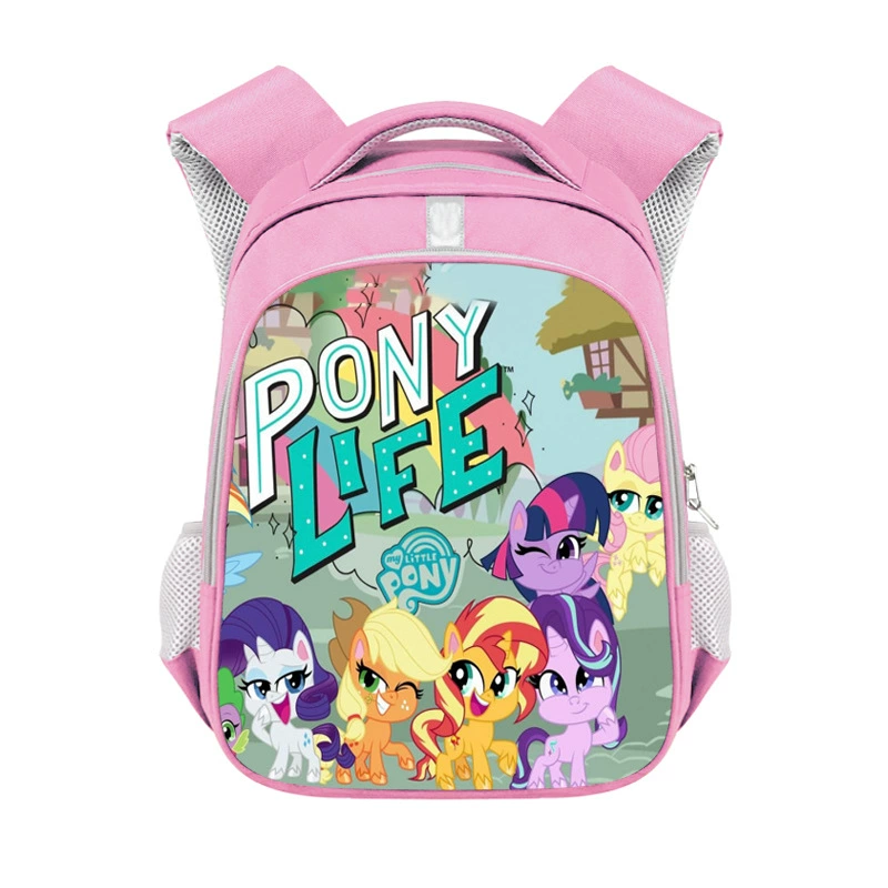 Pony, светоотражающий вместительный рюкзак для учащихся, полиэстер