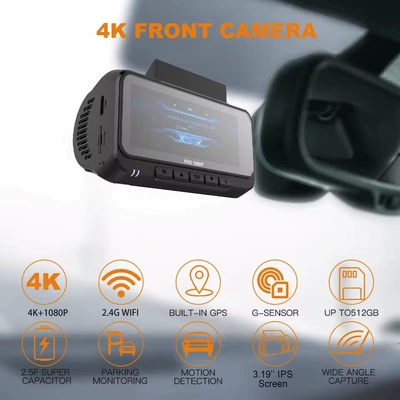 Driving recorder: Camera Dashcam with Built-In