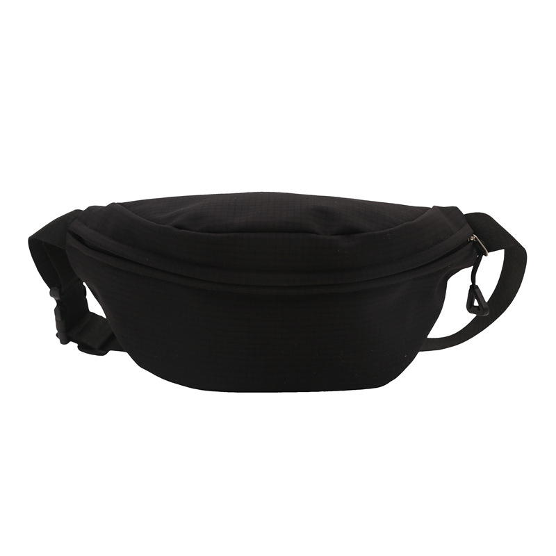 Bolso de pecho deportivo japonés de moda de color sólido para mujeres 2024 invierno coreano bolso de cintura de teléfono móvil casual simple bolso de mochila