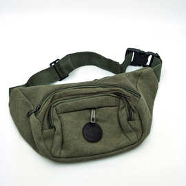 腰包帆布包弹弓弹珠用户外背包腰包斜跨运动胸包工具旅行收纳包