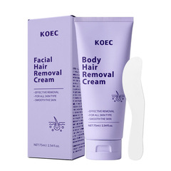 KOEC ボディヘアケアクリーム（スクレーパー付き）低刺激で優しい洗浄力 ヘアリムーバークリーム 輸入品
