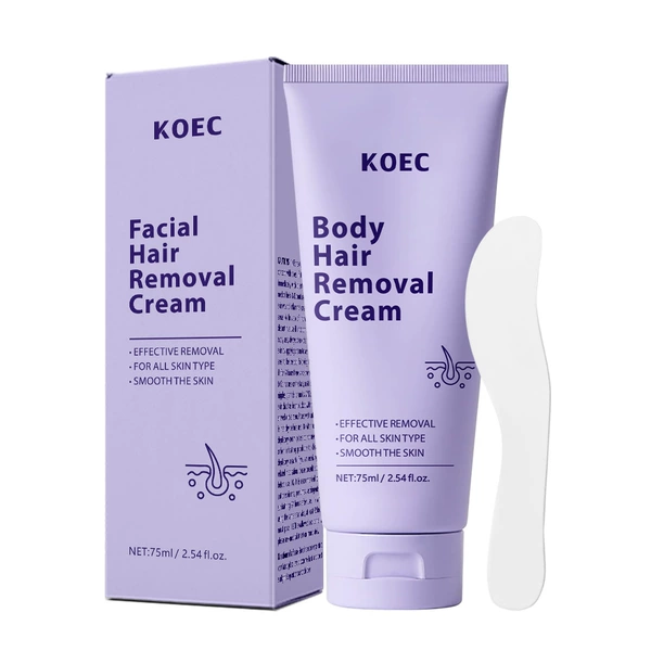 Фиолетовый (депиляционный крем), с лопаткой