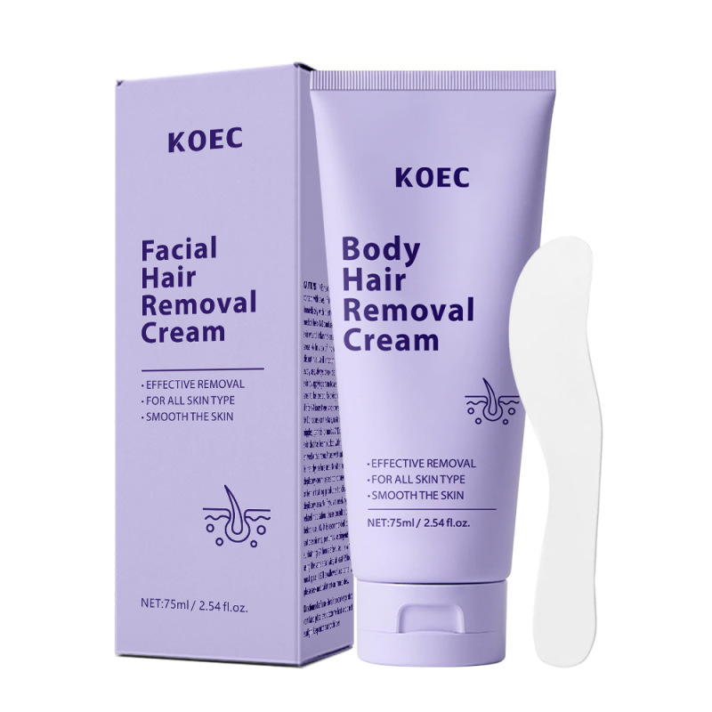KOEC ボディヘアケアクリーム（スクレーパー付き）低刺激で優しい洗浄力 ヘアリムーバークリーム 輸入品|undefined