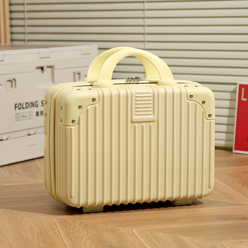 Maleta retro mini estuche de cosméticos caja pequeña de 14 pulgadas souvenirs maleta de 16 pulgadas con contraseña de almacenamiento