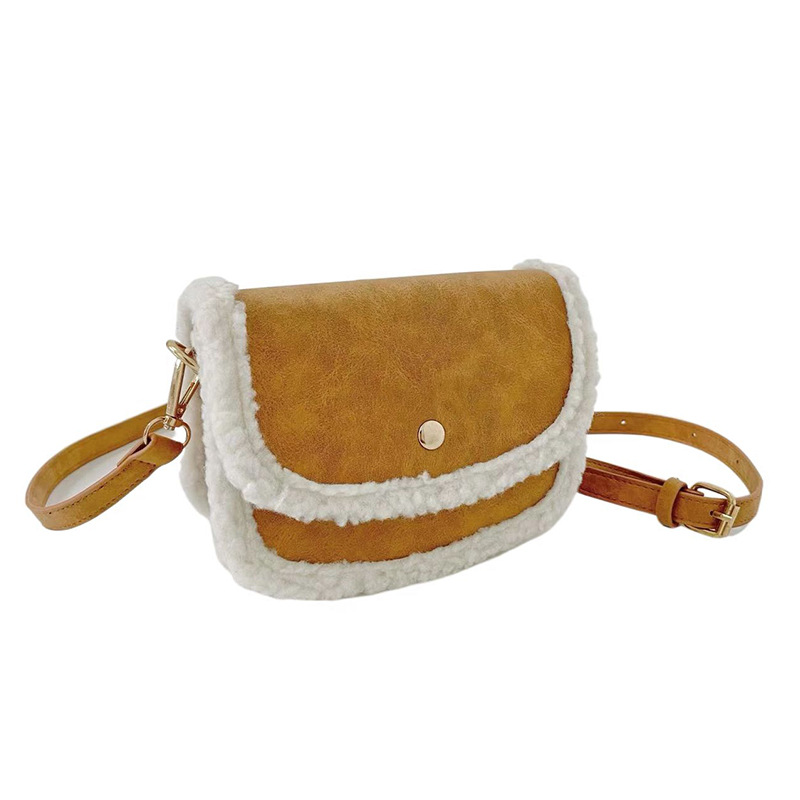 2025 otoño y invierno nuevo bolso infantil moda esmerilado bolso de hombro para niños mini bolso de hombro de bebé