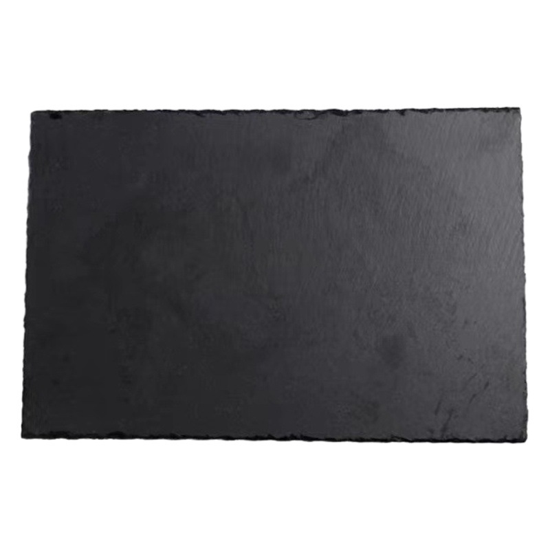 Placa de pizarra japonesa ranura rectangular taza de vino estera occidental restaurante pizarra placemat suministro directo de fábrica