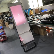 商場展示便捷纖薄促銷電子水牌高配液晶顯示屏移動電子水牌廣告機