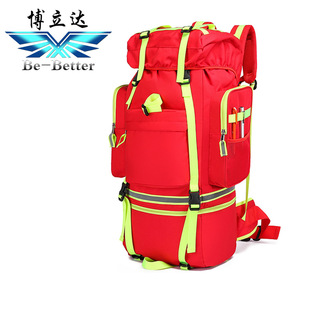 China Health First Aid Rucksack Emergency Backpack Field Survival Equipment Bag Large Capacity Emergency Rucksack Mountaineering Bag