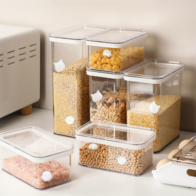 Desecante de alimentos para mascotas comida para gatos Cubo de almacenamiento de alimentos para perros Cubo de vacío sellado diatomita deshumidificación tira de secado a prueba de humedad