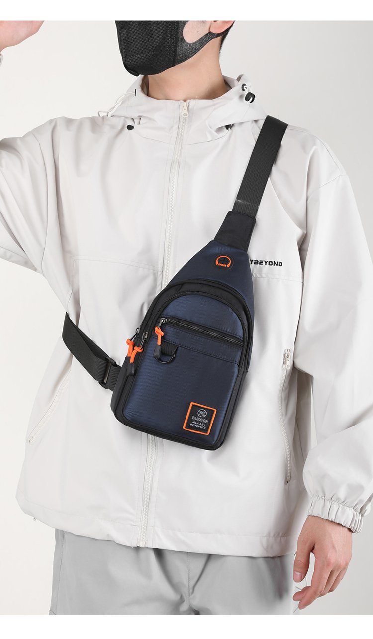 Men's travel and casual chest bags, outdoor sports crossbody bags, direct sales from the manufacturer, water-resistant high-quality single-shoulder bags undefined