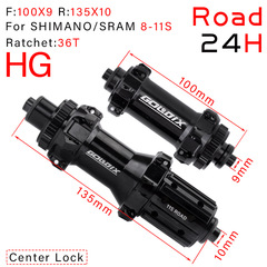 GOLDIX 24孔DT240/350棘輪36/60T公路自行車直拉快拆筒軸花鼓R310