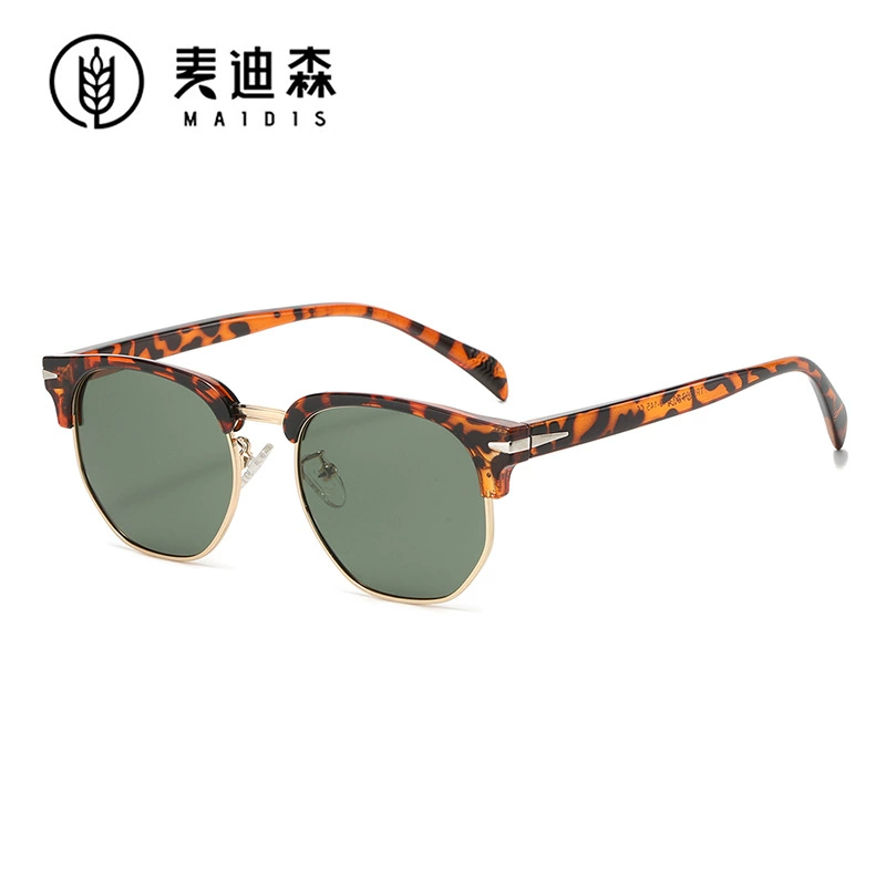 Очки Jeter TR90 поляризованные Tai Sunglasses 5093 полурама ретро круглая рамка поляризованные очки мужские/женские