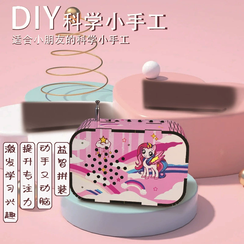 Детская сборная радиоуправляемая ручная DIY технология маленький производство домашняя мини-радио мальчиков день рождения подарок
