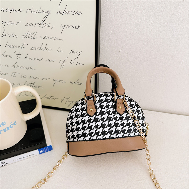 Estilo coreano ins nuevo bolso de los niños bebé mini retro Shell bolso estilo occidental chica crossbody accesorios bolsa