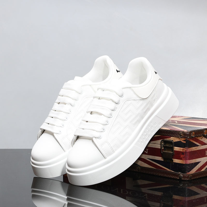 Herren Freizeitschuhe Aus Echtleder Mit Dicker Sohle Und Höhe_voghion.com