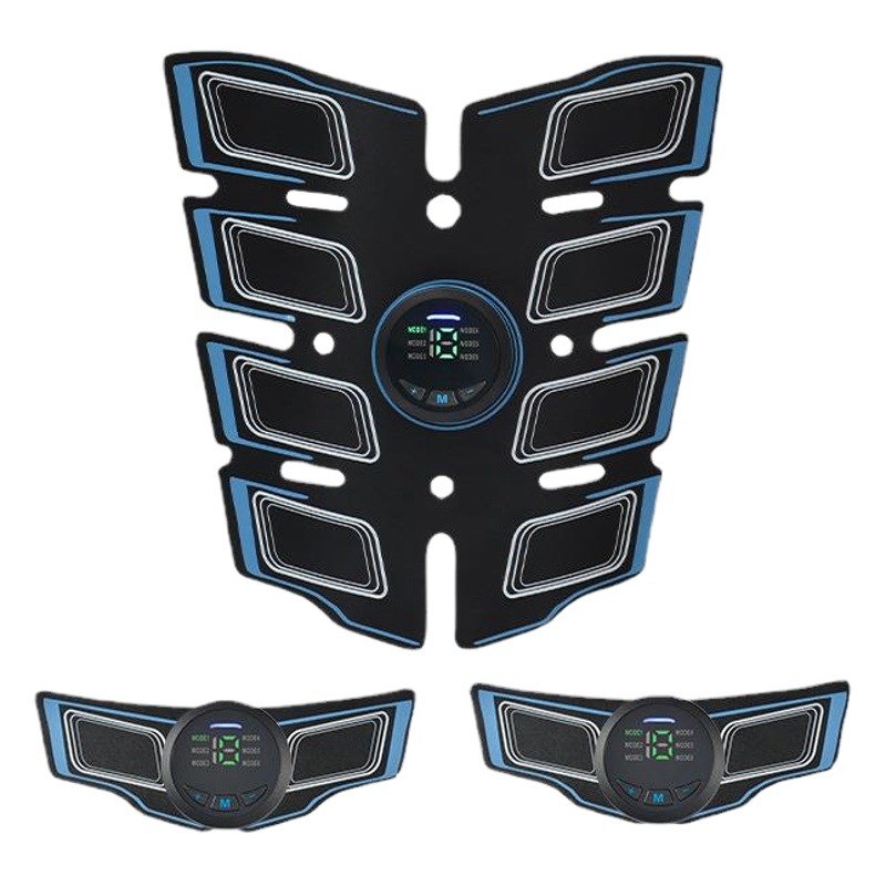 Instrumento de fitness EMS entrenamiento muscular abdominal entrenador abdominal estimulador muscular cinturón de fitness pegatinas musculares abdominales equipo de fitness en casa