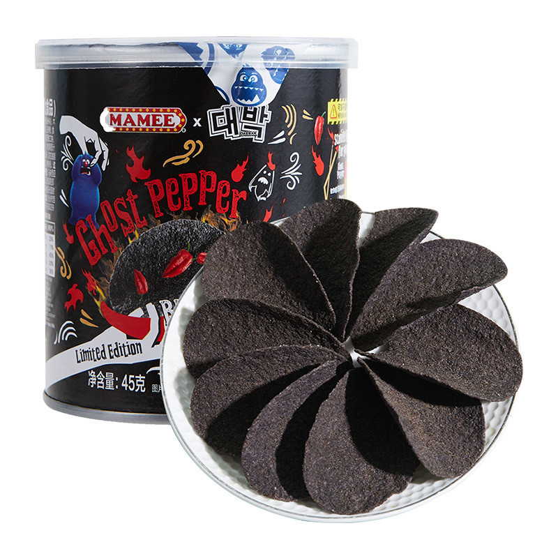 Strictly selected Malaysian imported food MAMEE spicy potato chips, overseas snack wholesale 45g