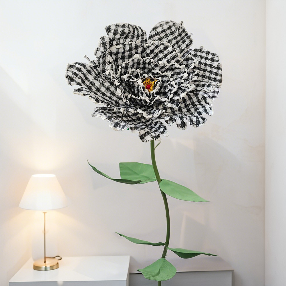 Flor de papel grande estricto peonía props de boda flor hecha a mano decoración de la ventana de decoración del hogar imitación de flores grandes