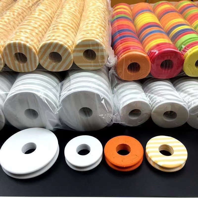 Fábrica de producción al por mayor anillo de espuma de color bobina de grano de madera eje principal bobina de bobinado de grano de madera