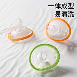 婴儿食品级液态硅胶安抚奶嘴防吃手超轻宝宝安抚奶嘴不红脸小月龄