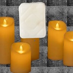 电子蜡烛杯内定型蜡白蜡黄蜡红蜡防脱杯蜡模型蜡成品电子蜡烛固定