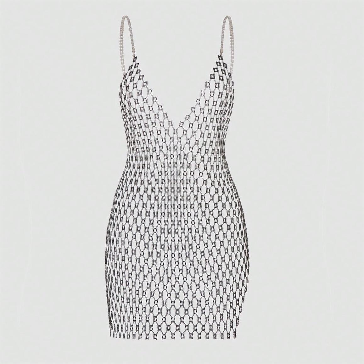sexy fishnet dresses Envy Me Long Sleeve Fishnet Dress with Thong